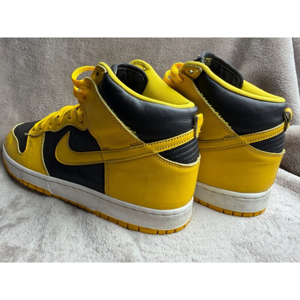 Nike Dunk High Iowa Varsity Maize Black Yellow 2020 - Men's Size 12 CZ8149-002